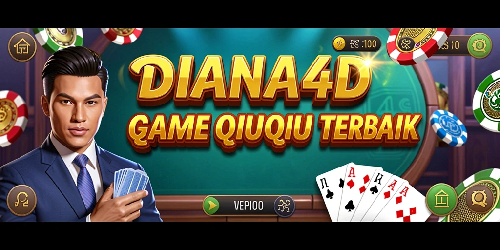 Tampilan gameplay seru saat bermain QiuQiu di DIANA4D.
