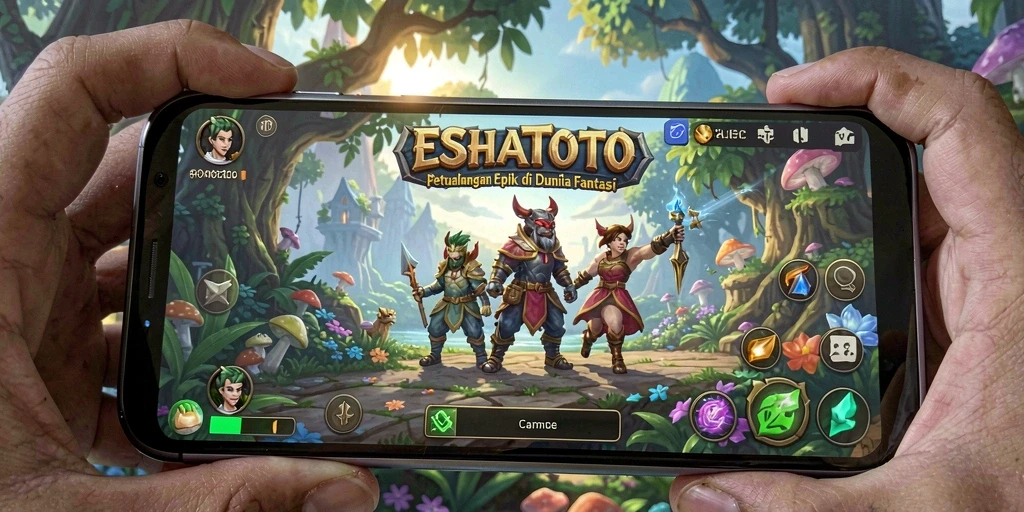 Gameplay menarik di dunia RPG ESHATOTO, penuh aksi dan petualangan.