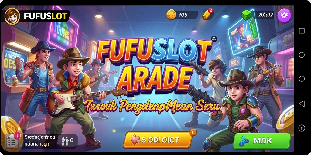 Screenshot FUFUSLOT menampilkan gameplay seru dengan karakter aktif.