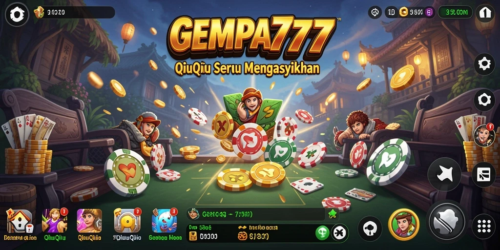 Tampilan gameplay QiuQiu yang seru dan interaktif di GEMPA777.