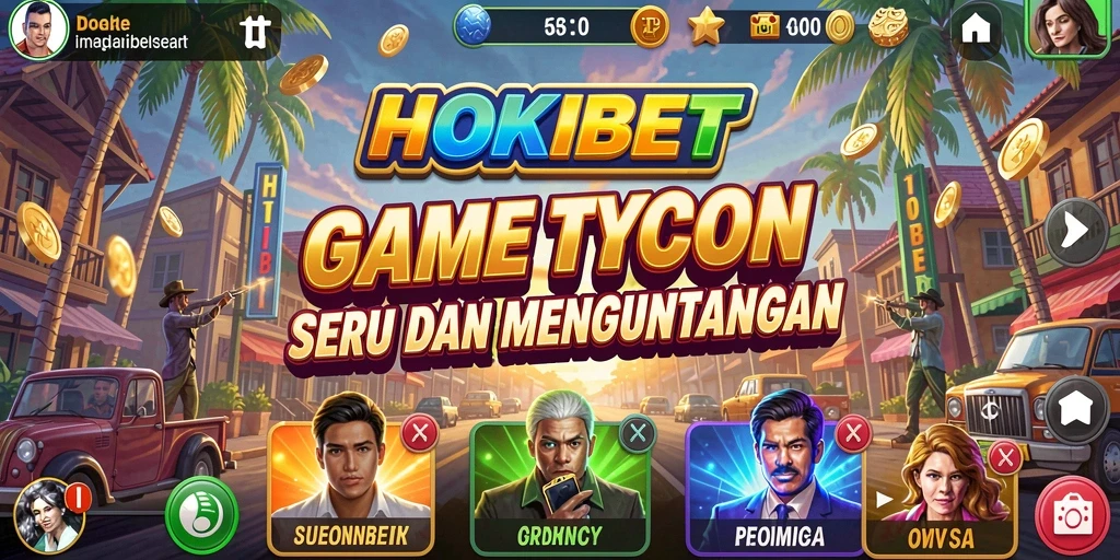 Tangkapan layar HOKIBET dengan gameplay Tycoon yang mendebarkan.