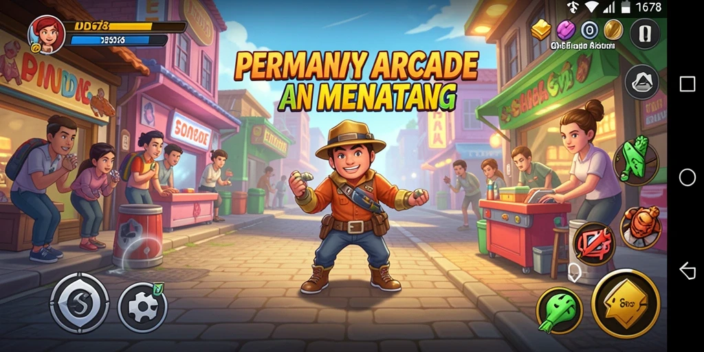 Tampilan gameplay seru dan penuh warna dari ID678.