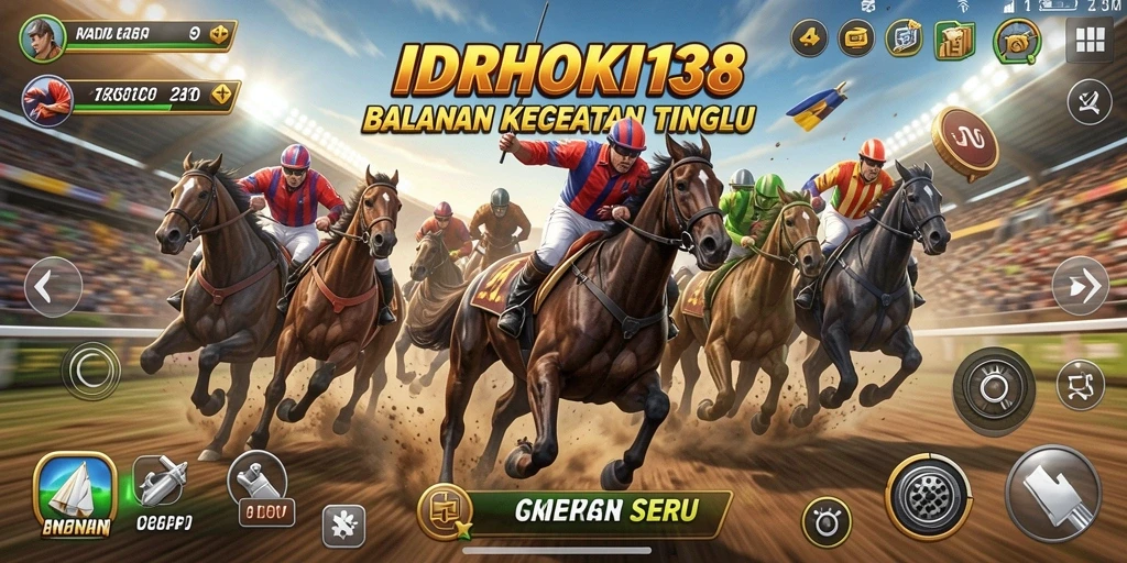 Tampilan balapan mendebarkan di IDRHOKI138.