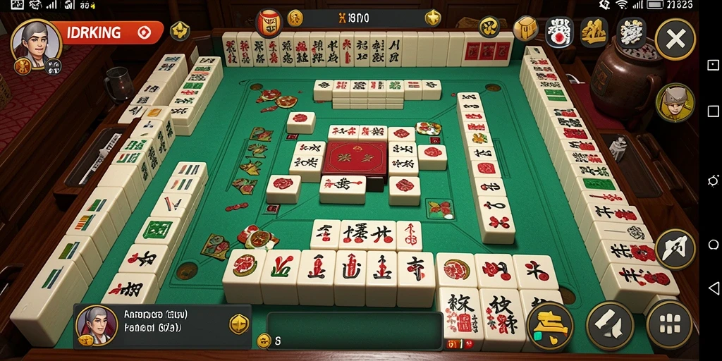 Screenshot utama IDRKING menampilkan gameplay Mahjong yang seru.
