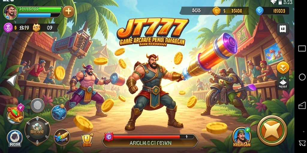 Tampilan menarik dari gameplay JT777 yang seru dan menantang.