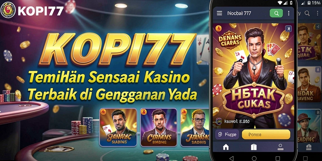 Screenshot utama KOPI77 menampilkan gameplay menarik dari permainan Kasino.