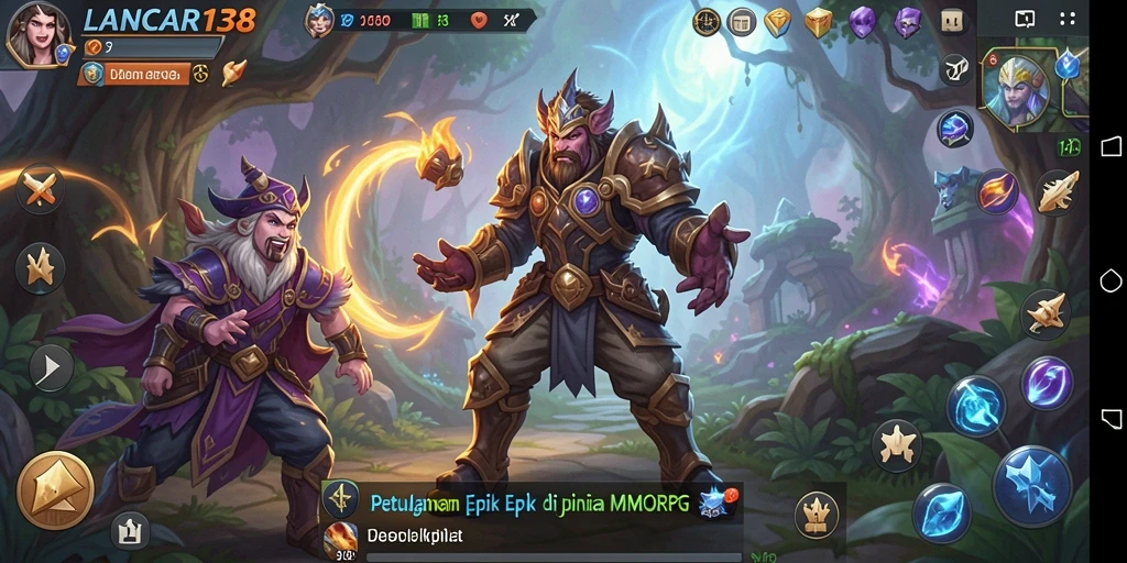 Tampilan gameplay LANCAR138 yang memukau dalam dunia MMORPG.