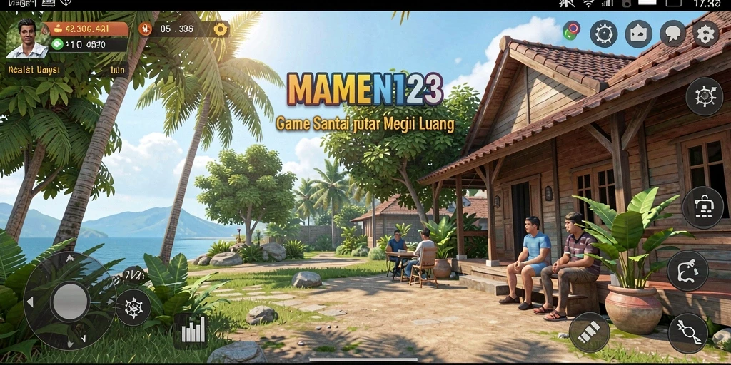 Tampilan gameplay MAMEN123 yang menarik dan menghibur.