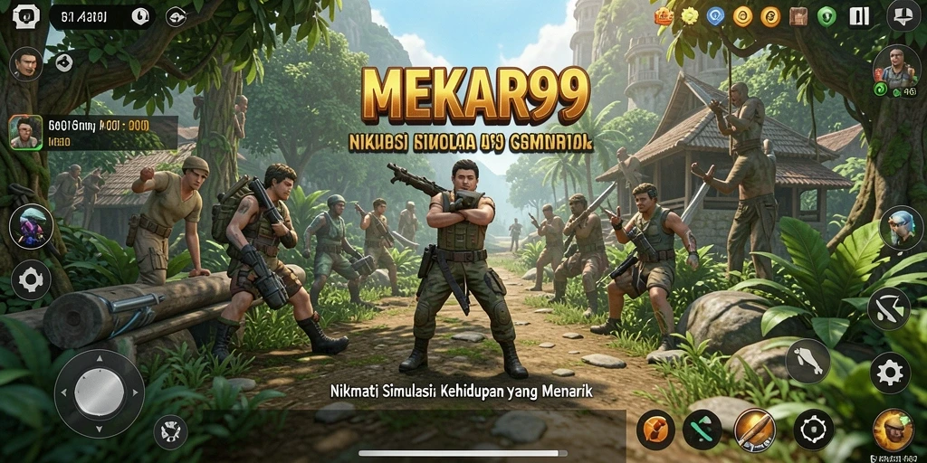 Tampilan gameplay MEKAR99 yang menarik dan interaktif.