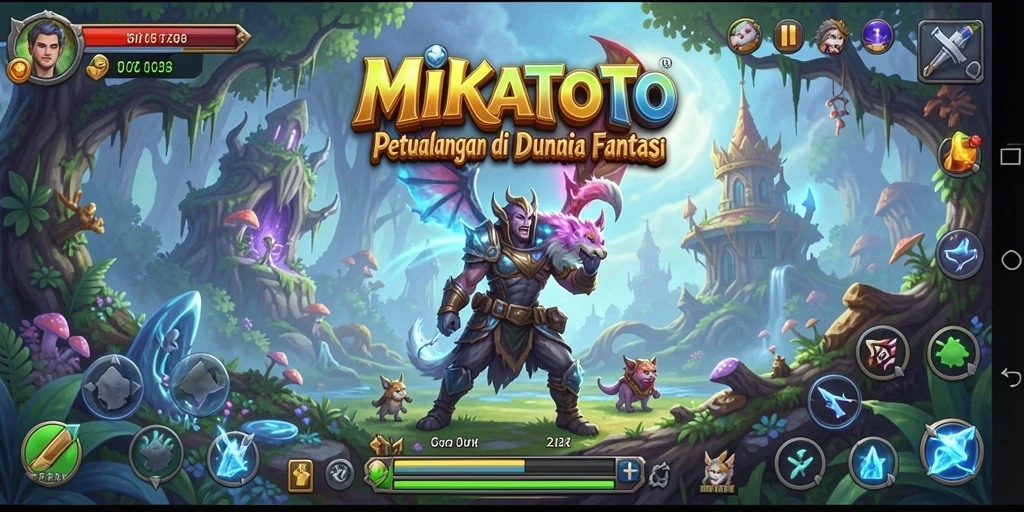 Tangkapan layar MIKATOTO menampilkan aksi seru dalam dunia petualangan.
