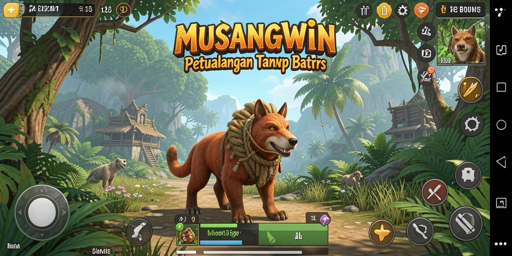 Tampilkan gameplay petualangan seru di dunia terbuka yang luas.