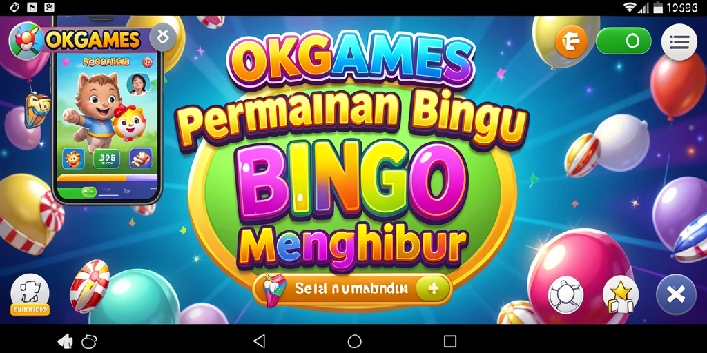 Tampilan gameplay seru di OKGAMES dengan suasana Bingo yang menyenangkan.