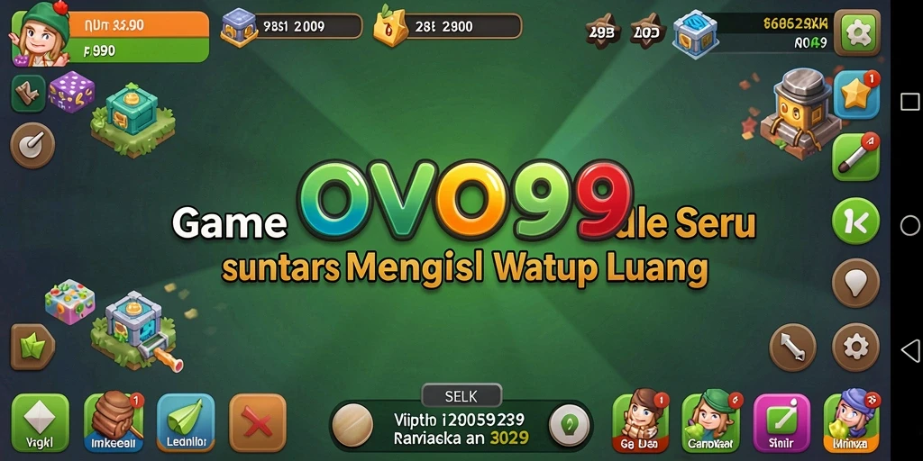 Screenshot OVO99 menampilkan gameplay santai dan menarik.