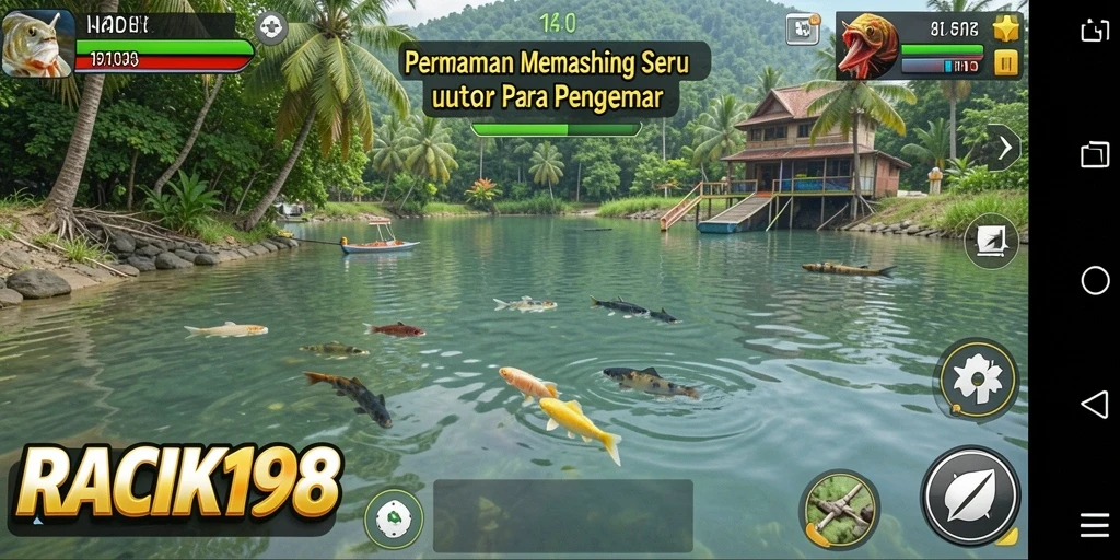 Screenshot utama RACIK198 menampilkan pengalaman memancing yang mengesankan.