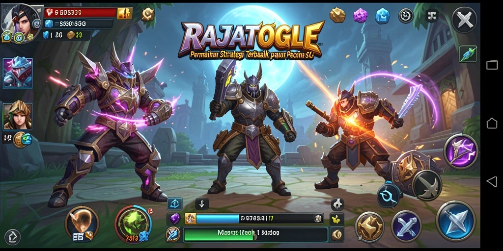 Tampilan gameplay RAJATOGEL yang menegangkan dan penuh strategi.