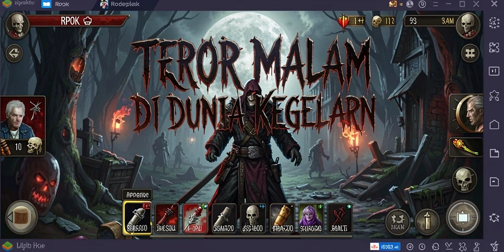 Screenshot RPOK menunjukkan suasana mencekam dengan gameplay horror yang mendebarkan.