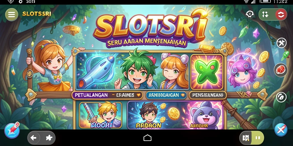 Tampilan menarik dari gameplay SLOTSRI yang penuh aksi dan karakter anime.