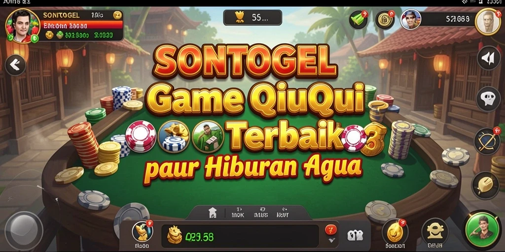 Tampilan gameplay QiuQiu yang seru di SONTOGEL.