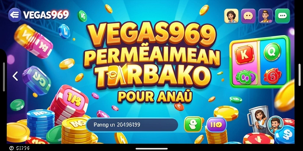 Tampilan utama dari gameplay Bingo di VEGAS969, penuh warna dan menarik.