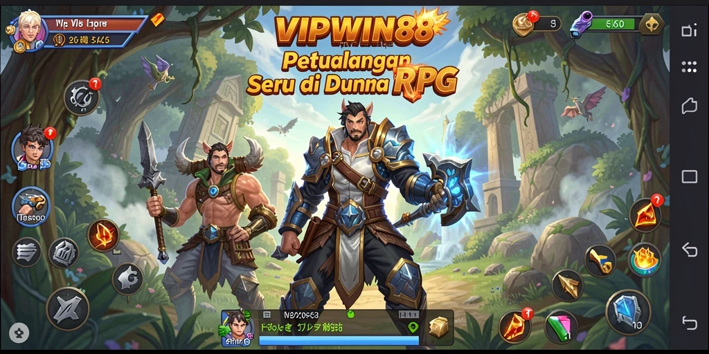 Tampilan gameplay RPG yang memukau di VIPWIN88.