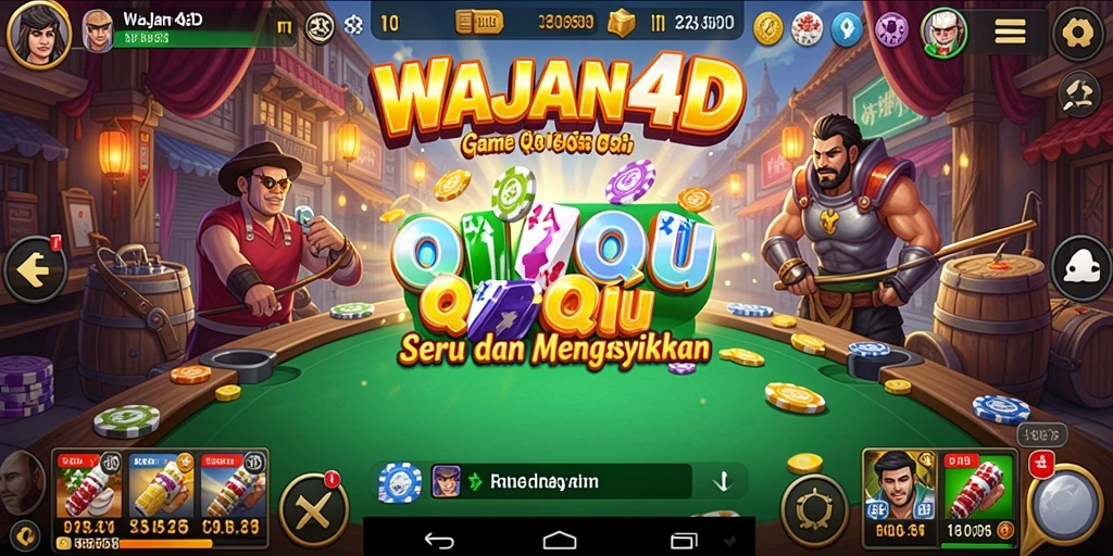 Tampilan gameplay QiuQiu yang menarik dan interaktif.
