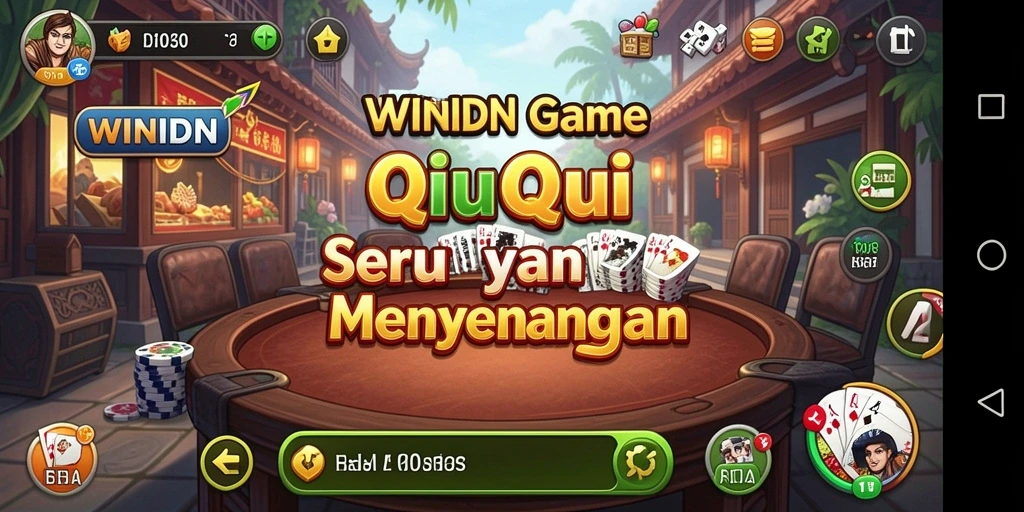 Tampilan gameplay seru dari WINIDN QiuQiu dengan grafis menarik.